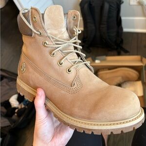 Timberland Tan Lace Up Boots for Women